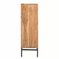 Ars manufacti Büroregal Domme II - Akazie massiv / Eisen - Akazie / Anthrazit -Büromöbel Verkaufsgeschäft 1000246834 220406 033 DETAILS P000000001000246834