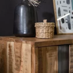 Ars manufacti Büroregal Domme II - Akazie massiv / Eisen - Akazie / Anthrazit -Büromöbel Verkaufsgeschäft 1000246834 220705 021 MOOD DETAILS P000000001000246834 mood