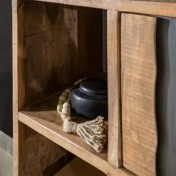 Ars manufacti Büroregal Domme II - Akazie massiv / Eisen - Akazie / Anthrazit -Büromöbel Verkaufsgeschäft 1000246834 220705 022 MOOD DETAILS P000000001000246834 mood