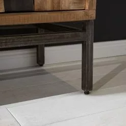 Ars manufacti Büroregal Domme II - Akazie massiv / Eisen - Akazie / Anthrazit -Büromöbel Verkaufsgeschäft 1000246834 220705 023 MOOD DETAILS P000000001000246834 mood