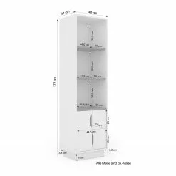 Furnitive Regal Paroy - Weiß / Grau 12 Furnitive Regal Paroy - Weiß / Grau -Büromöbel Verkaufsgeschäft 1000248352 210217 09444900036 SKETCH DETAILS P000000001000248352 sketch