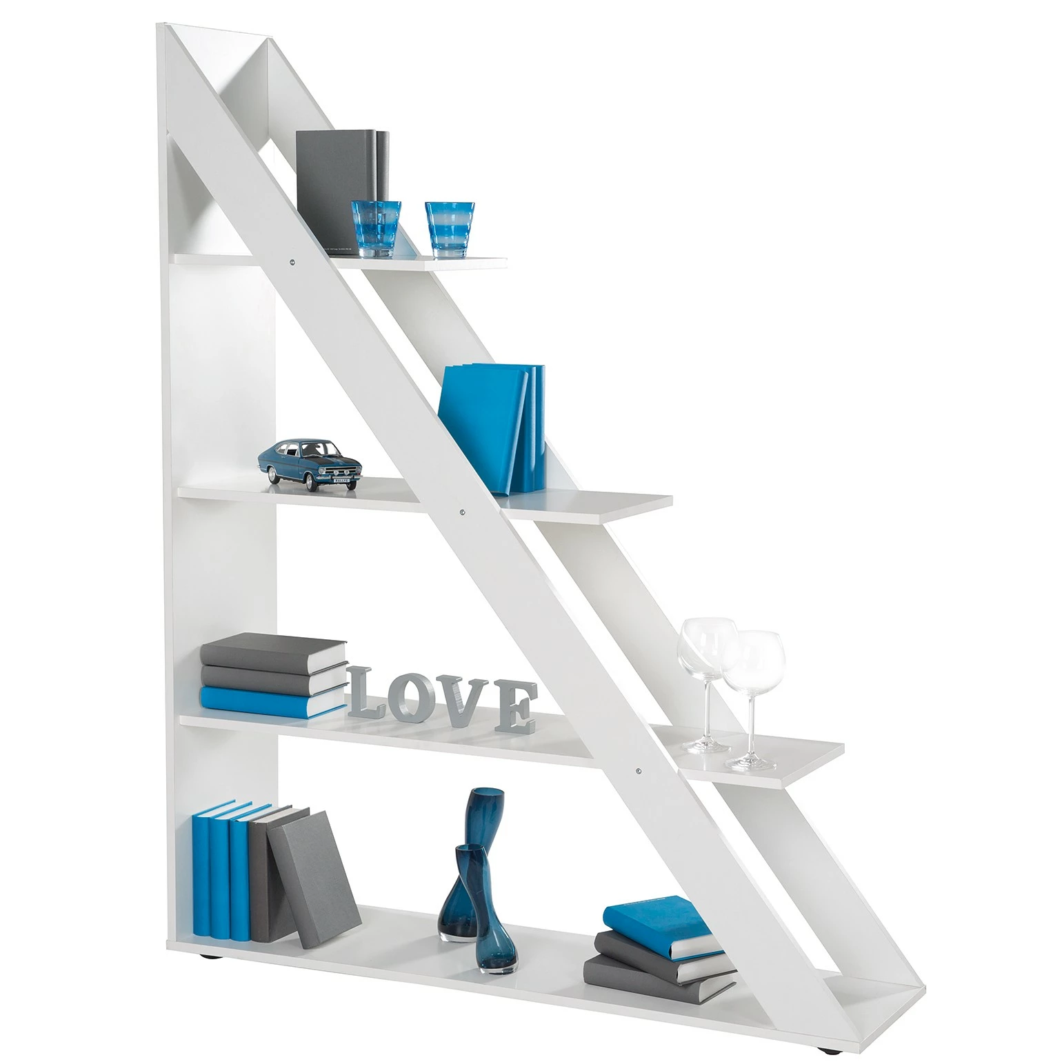 Furnitive Regal Louzy - Weiß 4 Furnitive Regal Louzy - Weiß – Bild 2