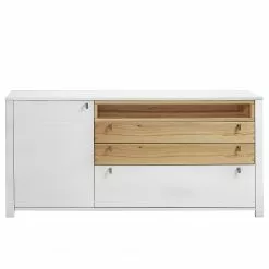 Loftscape Sideboard Cordelle - Matt Weiß / Wildbuche