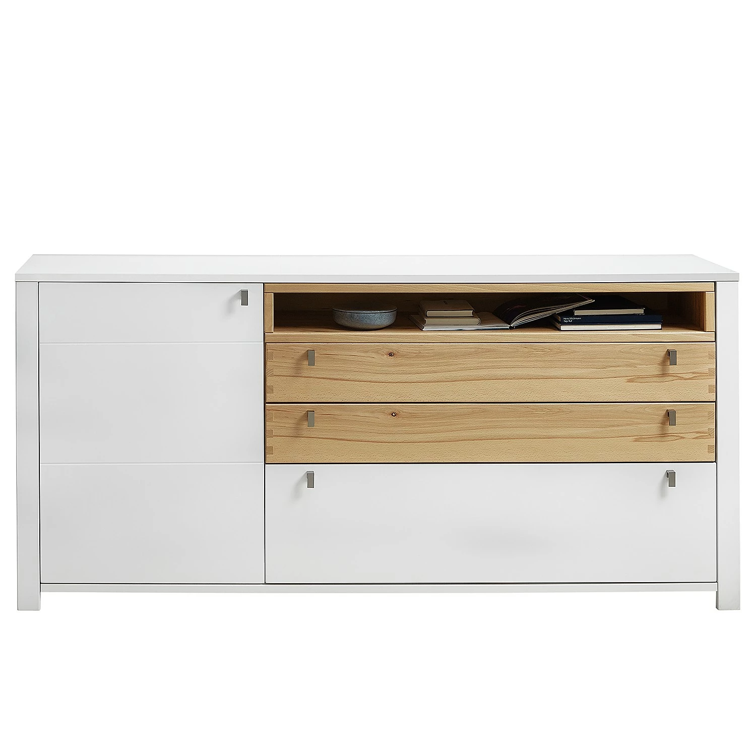 Loftscape Sideboard Cordelle - Matt Weiß / Wildbuche 9 Loftscape Sideboard Cordelle - Matt Weiß / Wildbuche – Bild 7