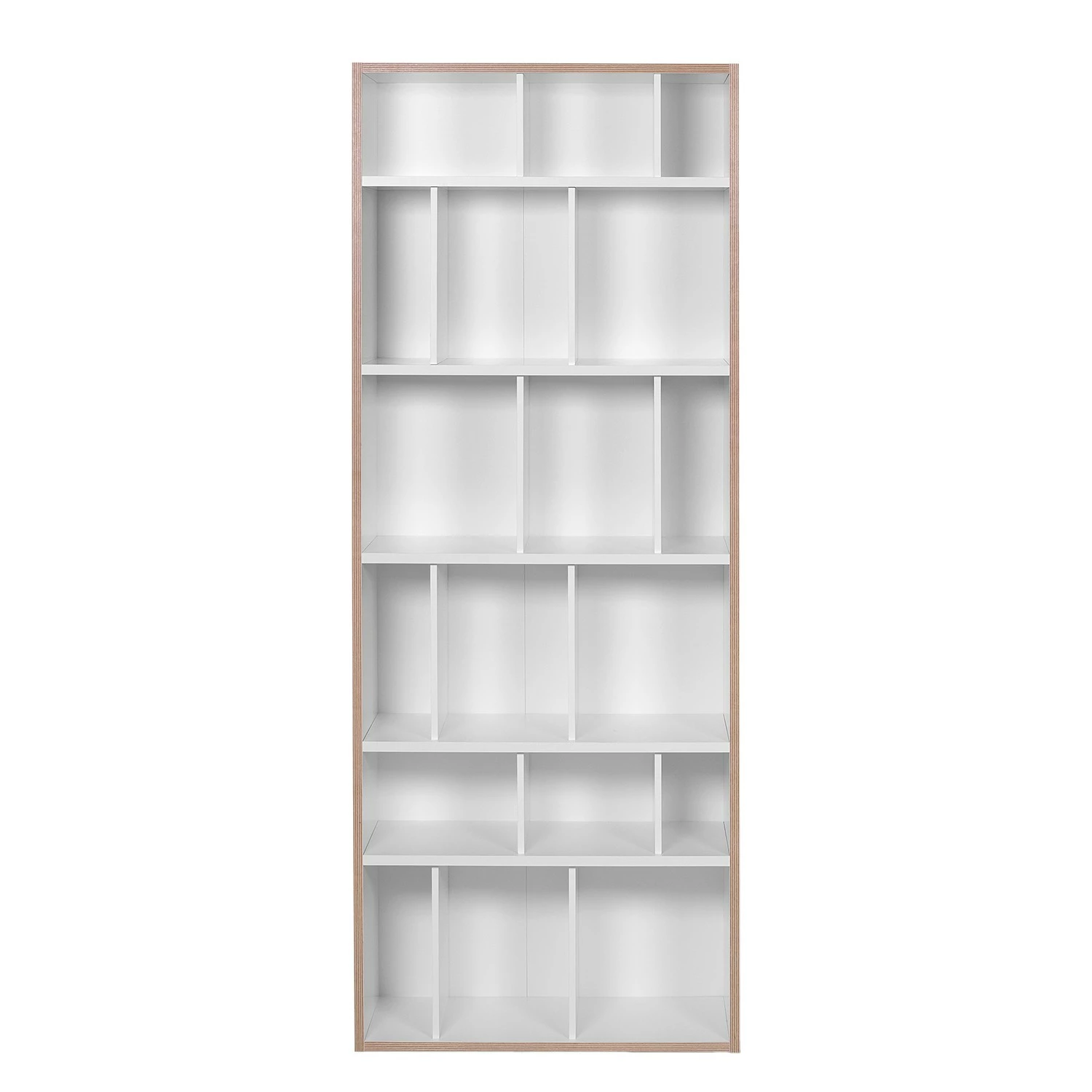 Temahome Regal Group 72 - Wabenplatte - Weiß / Hellbraun 6 Temahome Regal Group 72 - Wabenplatte - Weiß / Hellbraun – Bild 4