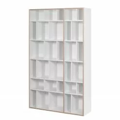 Temahome Regal Group 108 - Wabenplatte - Weiß / Hellbraun