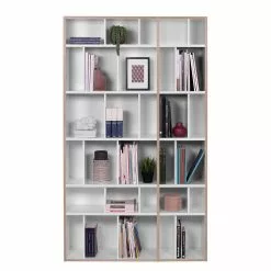 Temahome Regal Group 108 - Wabenplatte - Weiß / Hellbraun -Büromöbel Verkaufsgeschäft 1000252085 210302 16070700039 DETAILS P000000001000252085