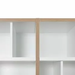 Temahome Regal Group 108 - Wabenplatte - Weiß / Hellbraun -Büromöbel Verkaufsgeschäft 1000252085 210302 16071100043 DETAILS P000000001000252085