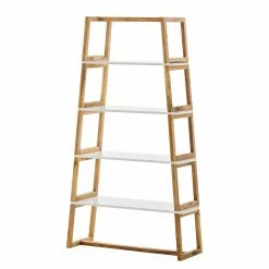 Mørteens Regal Tenabo - Eiche teilmassiv - Weiß / Eiche