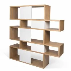 Temahome Regal London II - Eiche / Weiß -Büromöbel Verkaufsgeschäft 1000255255 210324 15033500299 DETAILS P000000001000255255