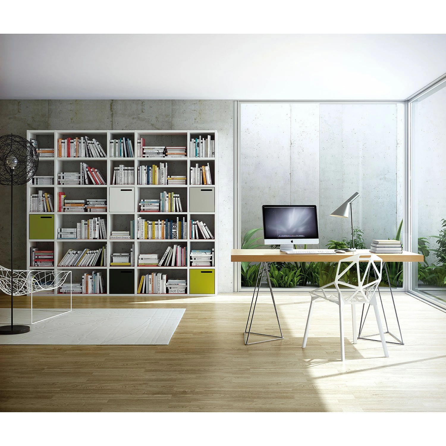 Temahome Regal Pombal III - Weiß 4 Temahome Regal Pombal III - Weiß – Bild 2