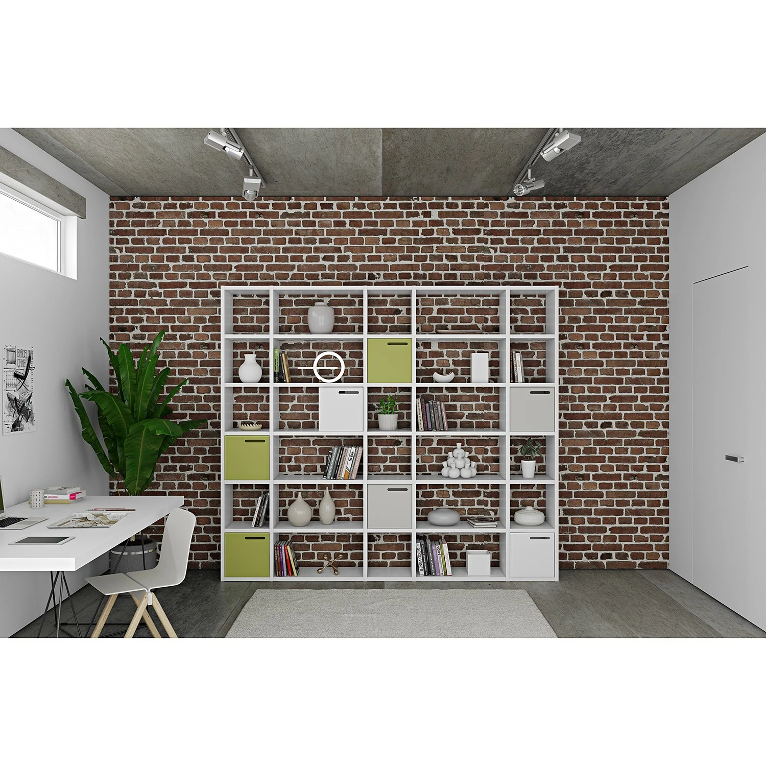 Temahome Regal Pombal III - Weiß 5 Temahome Regal Pombal III - Weiß – Bild 3