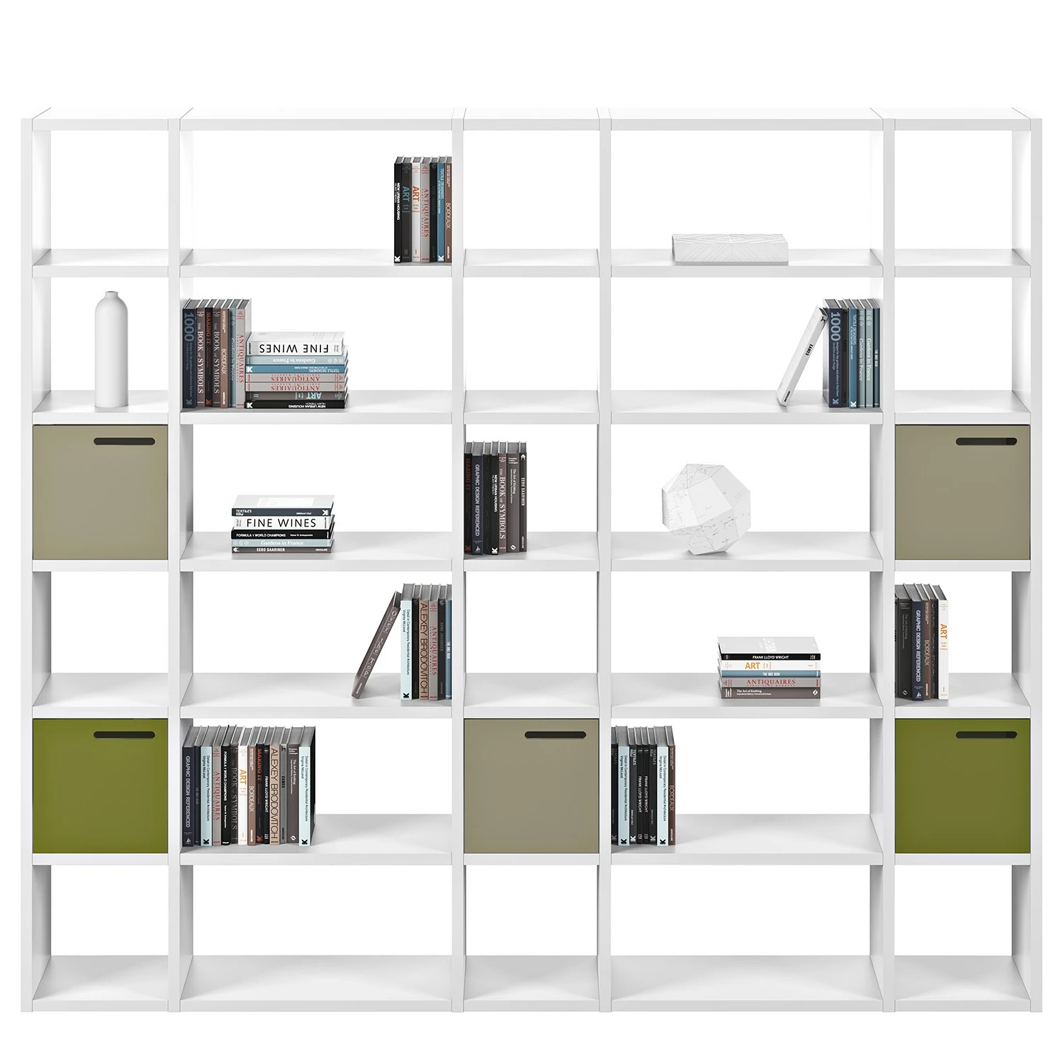 Temahome Regal Pombal III - Weiß 7 Temahome Regal Pombal III - Weiß – Bild 5