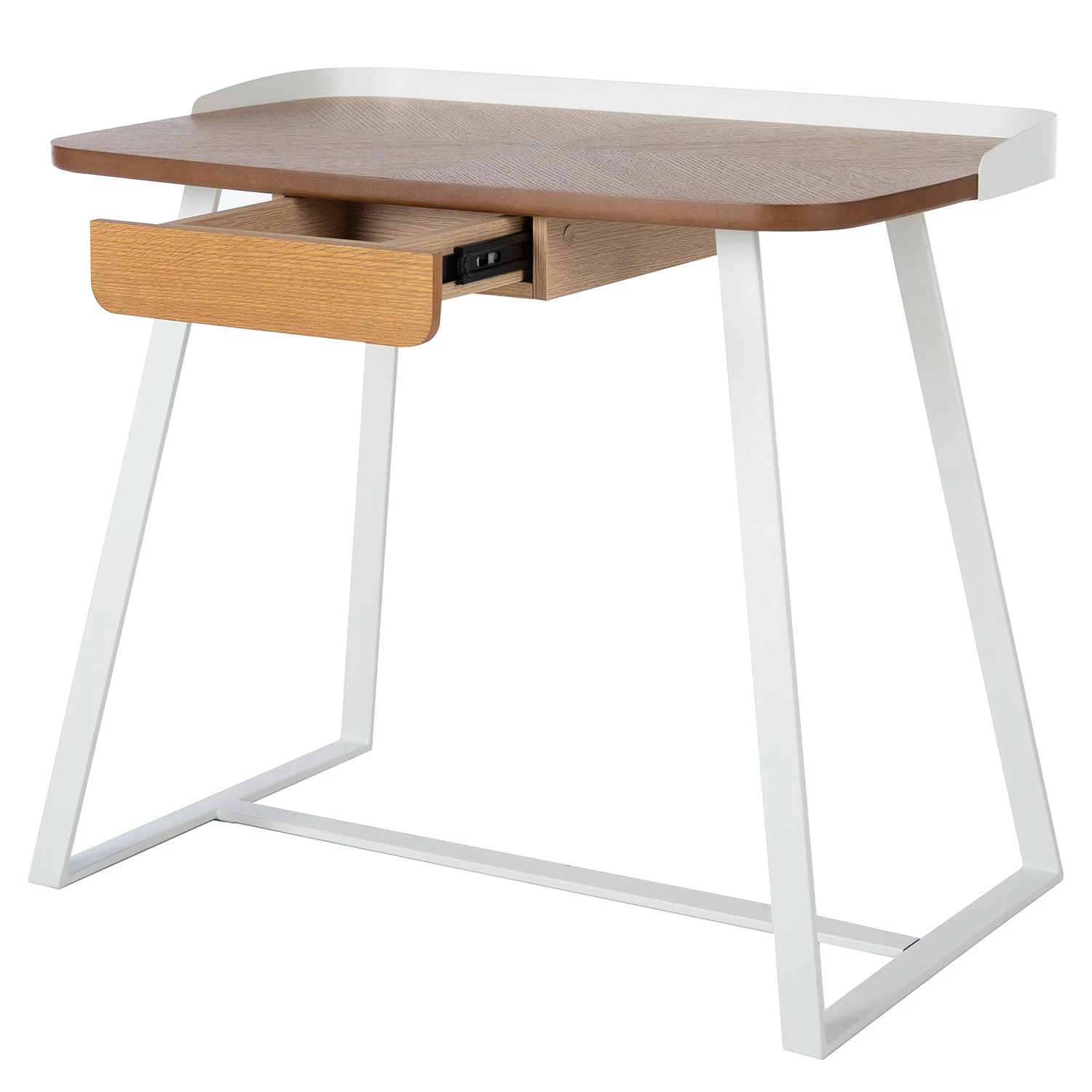 Fredriks Schreibtisch Azua - Eiche Dekor / Weiß 7 Fredriks Schreibtisch Azua - Eiche Dekor / Weiß – Bild 5