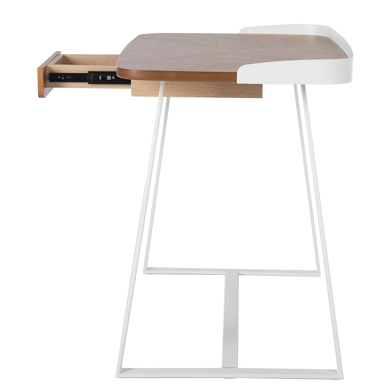 Fredriks Schreibtisch Azua - Eiche Dekor / Weiß 8 Fredriks Schreibtisch Azua - Eiche Dekor / Weiß – Bild 6