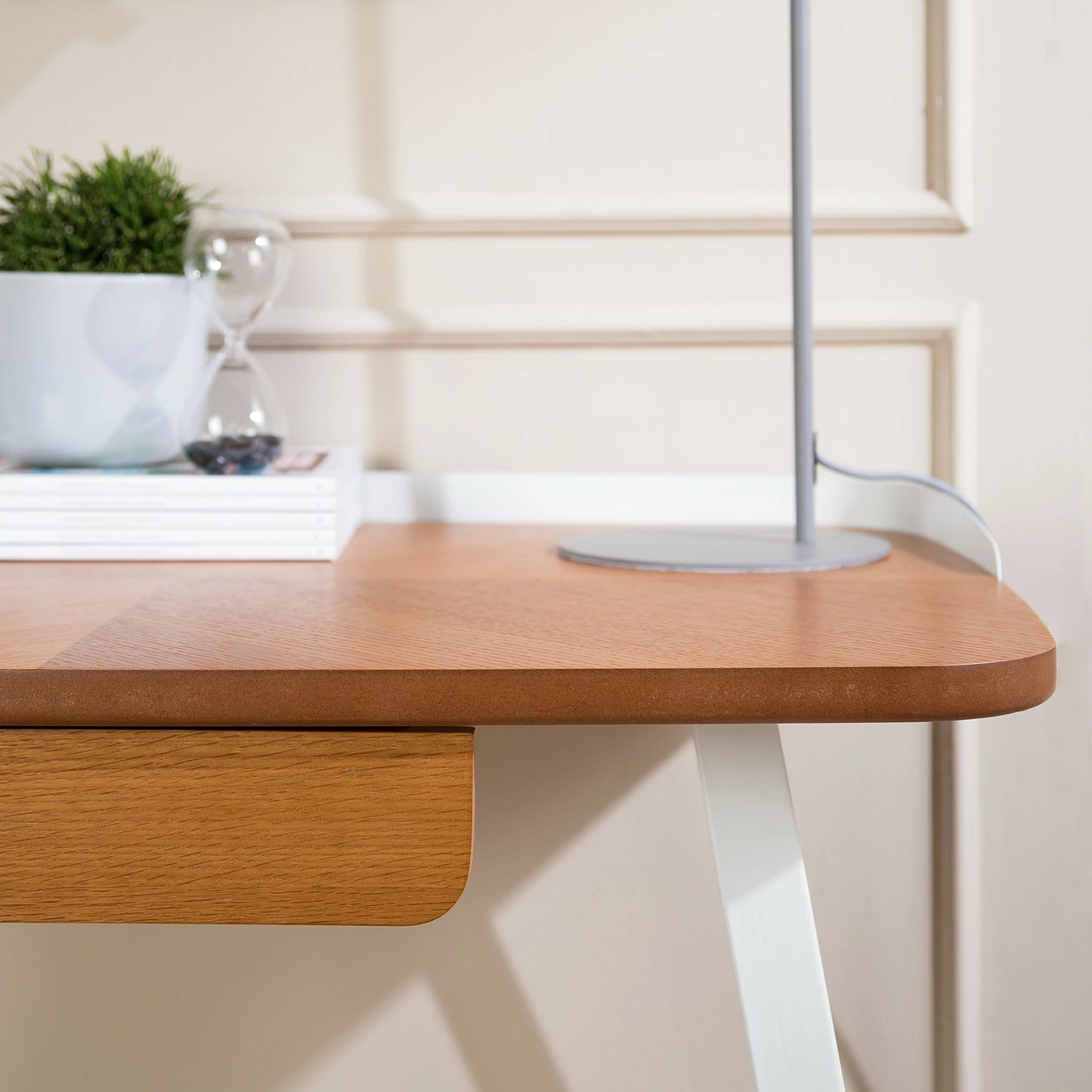 Fredriks Schreibtisch Azua - Eiche Dekor / Weiß 15 Fredriks Schreibtisch Azua - Eiche Dekor / Weiß – Bild 13