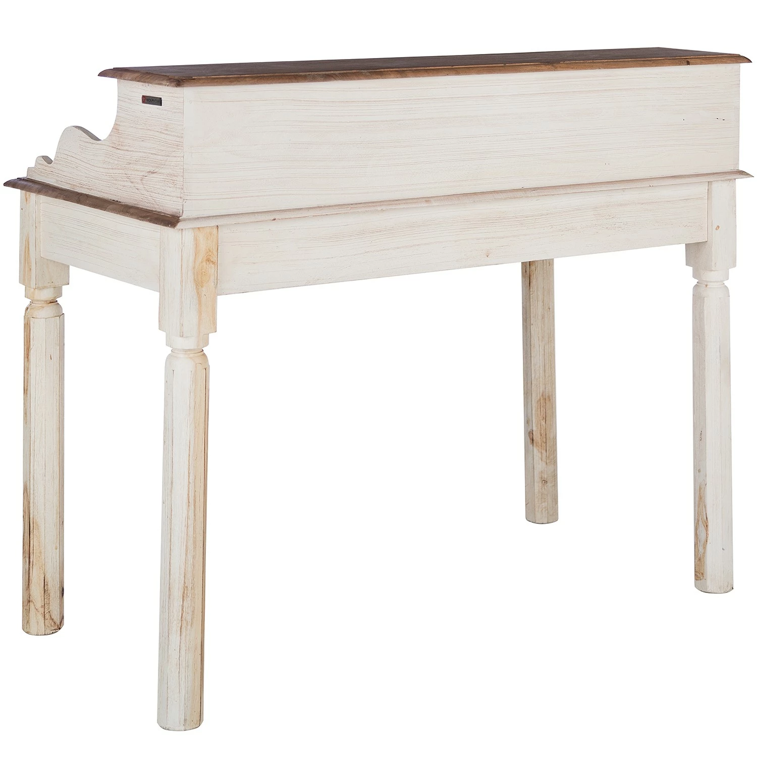 Wolf-Möbel Sekretär Maison - Akazie massiv - Akazie Stone / Antik Weiß 6 Wolf-Möbel Sekretär Maison - Akazie massiv - Akazie Stone / Antik Weiß – Bild 4