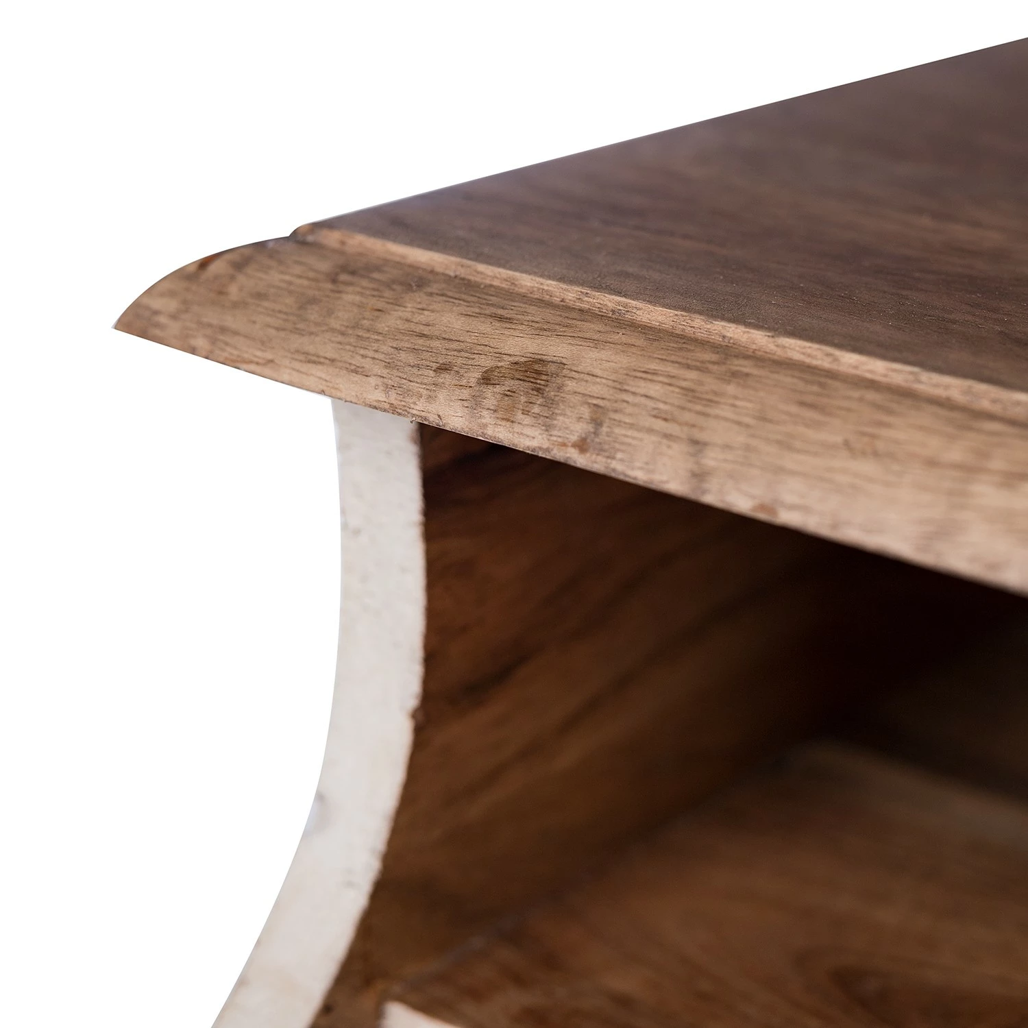 Wolf-Möbel Sekretär Maison - Akazie massiv - Akazie Stone / Antik Weiß 7 Wolf-Möbel Sekretär Maison - Akazie massiv - Akazie Stone / Antik Weiß – Bild 5