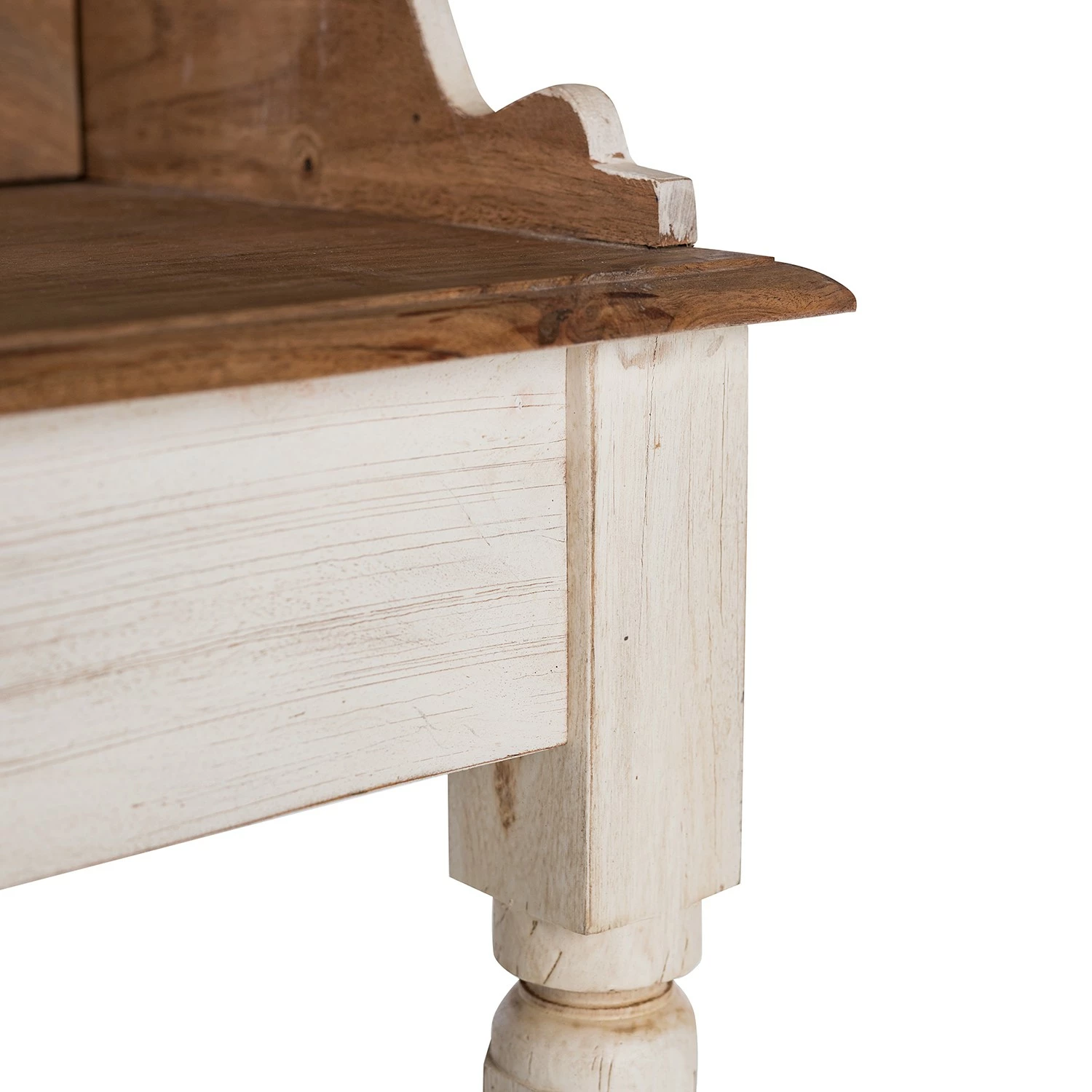 Wolf-Möbel Sekretär Maison - Akazie massiv - Akazie Stone / Antik Weiß 8 Wolf-Möbel Sekretär Maison - Akazie massiv - Akazie Stone / Antik Weiß – Bild 6