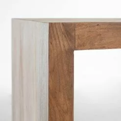 Wolf-Möbel Regal Maison - Akazie massiv - Akazie Stone / Antik Weiß -Büromöbel Verkaufsgeschäft 1000257242 220330 033 DETAILS P000000001000257242