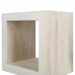 Wolf-Möbel Regal Maison - Akazie massiv - Akazie Stone / Antik Weiß -Büromöbel Verkaufsgeschäft 1000257242 220330 035 DETAILS P000000001000257242