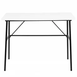 Red Living Schreibtisch Visby II - Weiß / Schwarz -Büromöbel Verkaufsgeschäft 1000257405 210420 14352800012 DETAILS P000000001000257405