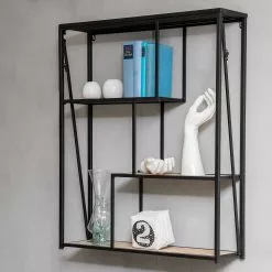 Red Living Regal Cap Cana III - Echtholzfurnier / Metall - Spießtanne / Schwarz -Büromöbel Verkaufsgeschäft 1000259766 210720 15345600004 MOOD DETAILS P000000001000259766 mood