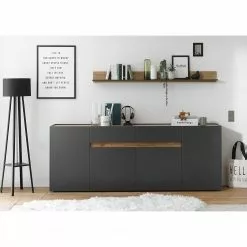 Norrwood Sideboard Olon - Anthrazit - Breite: 220 cm -Büromöbel Verkaufsgeschäft 1000260644 210422 08443300039 MOOD DETAILS P000000001000260644 mood