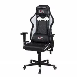 Duo Collection Gamingchair Game-Rocker G-20 - Kunstleder & Netzstoff / Nylon - Schwarz / Weiß