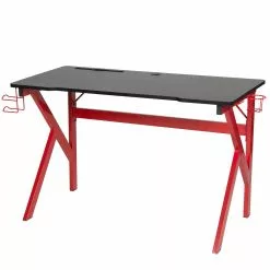 Duo Collection Gaming Tisch Game Rocker GT-11 - Carbon Dekor / Rot