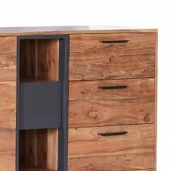 Naturoo Sideboard Manabi - Akazie massiv - Akazie / Anthrazit 10 Naturoo Sideboard Manabi - Akazie massiv - Akazie / Anthrazit -Büromöbel Verkaufsgeschäft 1000261413 210430 11575400004 DETAILS P000000001000261413