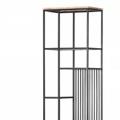 Red Living Regal Uulu III - Akazie massiv / Metall - Akazie / Schwarz -Büromöbel Verkaufsgeschäft 1000261436 210430 11593000077 DETAILS P000000001000261436