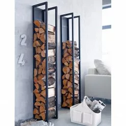 Red Living Kaminholzregal Tizzano - Metall - Schwarz -Büromöbel Verkaufsgeschäft 1000261650 210423 13341400005 MOOD DETAILS P000000001000261650 mood