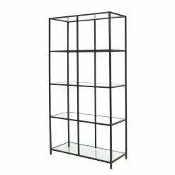 Loftscape Regal Varaville - Metall / Glas - Schwarz