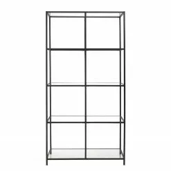 Loftscape Regal Varaville - Metall / Glas - Schwarz -Büromöbel Verkaufsgeschäft 1000261666 210423 13352300062 DETAILS P000000001000261666