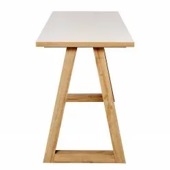 Jahnke Schreibtisch CLUB C 135 - Kerneiche Dekor / Weiß -Büromöbel Verkaufsgeschäft 1000261786 210426 09084400017 DETAILS P000000001000261786