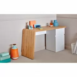 Jahnke Schreibtisch CULTURE C 131 - Kerneiche Dekor / Weiß -Büromöbel Verkaufsgeschäft 1000261792 210426 09085100022 MOOD DETAILS P000000001000261792 mood