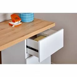 Jahnke Schreibtisch CULTURE C 131 - Kerneiche Dekor / Weiß -Büromöbel Verkaufsgeschäft 1000261792 210426 09085800028 DETAILS P000000001000261792