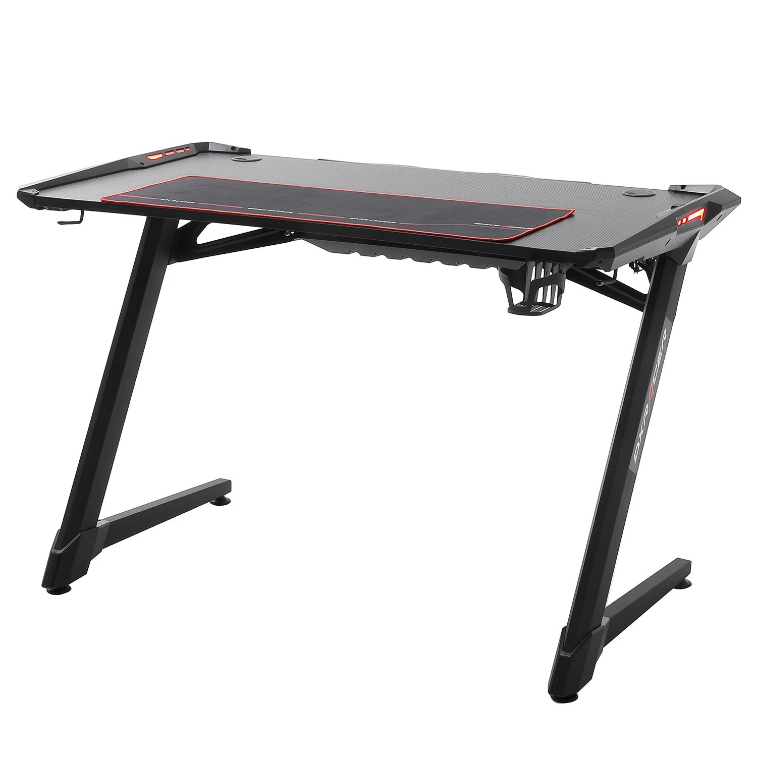 DXRacer Gaming Desk Master LED - Carbonoptik / Schwarz 3 DXRacer Gaming Desk Master LED - Carbonoptik / Schwarz