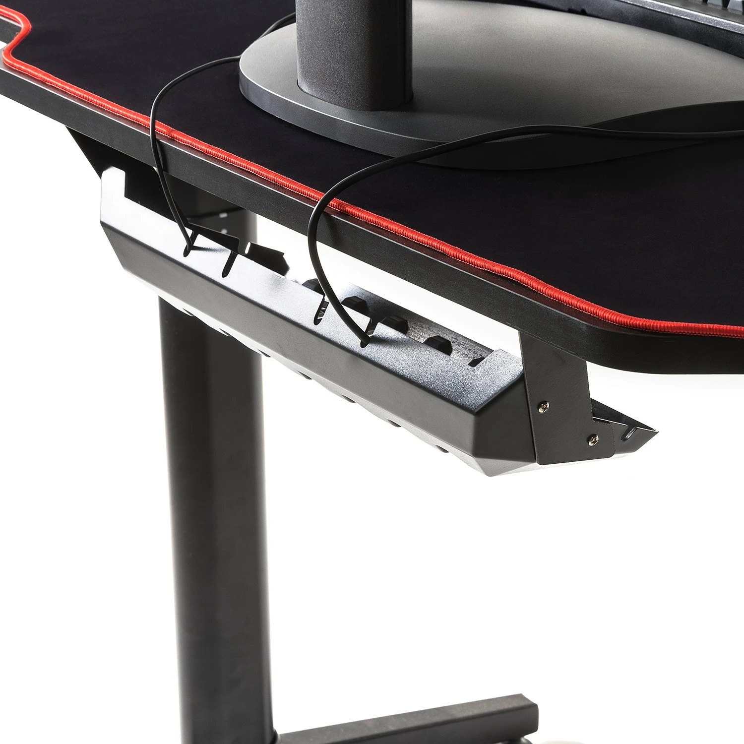 DXRacer Gaming Desk Ultra Plus - (höhenverstellbar) Carbonoptik / Schwarz 10 DXRacer Gaming Desk Ultra Plus - (höhenverstellbar) Carbonoptik / Schwarz – Bild 8
