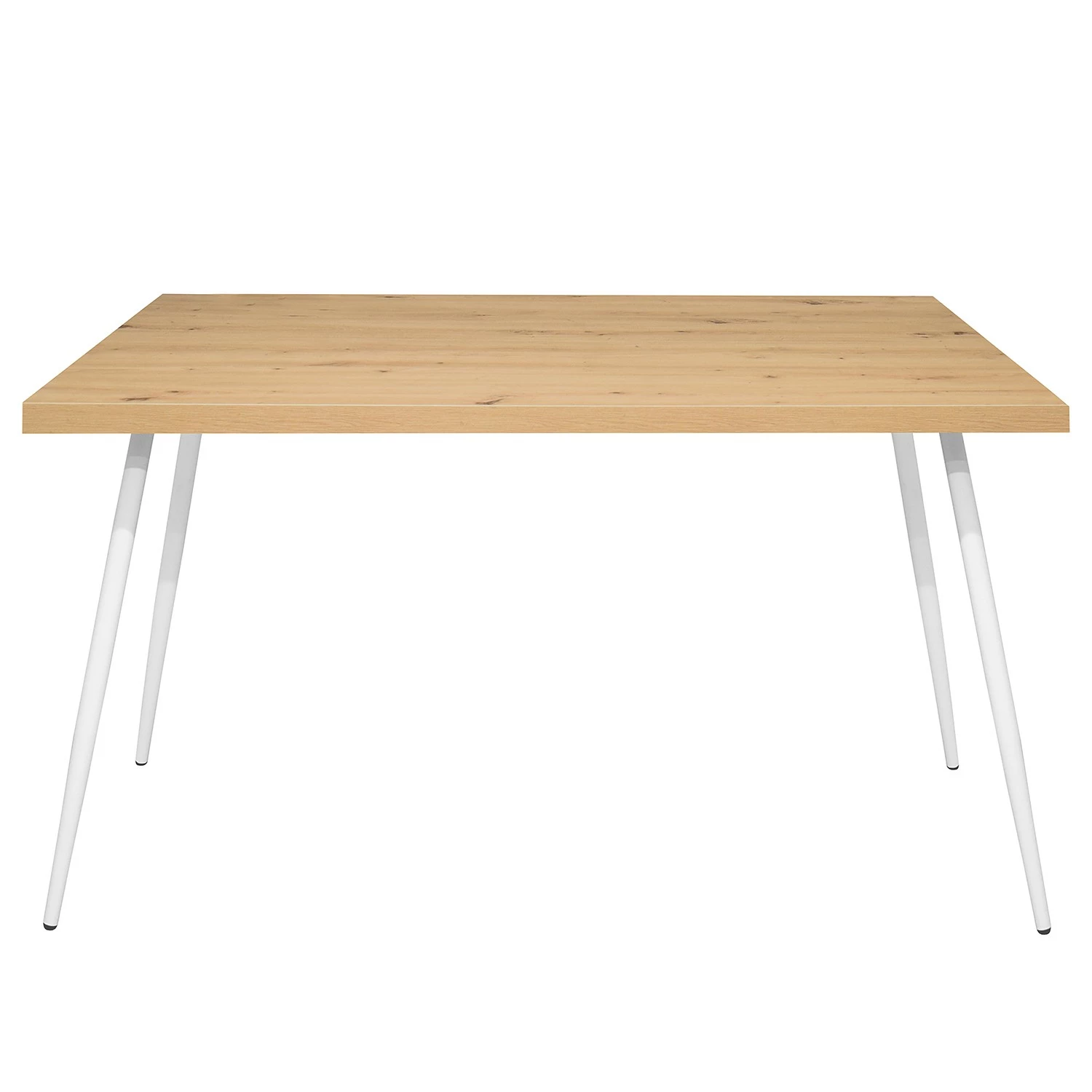 Furnitive Schreibtisch Unieux I - Asteiche Dekor - Breite: 140 cm - Weiß 3 Furnitive Schreibtisch Unieux I - Asteiche Dekor - Breite: 140 cm - Weiß