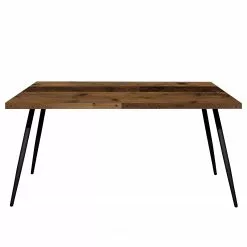 Furnitive Schreibtisch Unieux I - Altholz Dekor - Breite: 160 cm - Schwarz