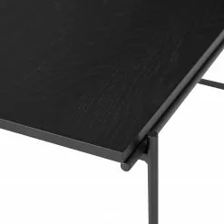 Mørteens Schreibtisch Migne - Eiche Schwarz - Schwarz -Büromöbel Verkaufsgeschäft 1000266027 220401 060 DETAILS P000000001000266027