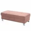 Loftscape Polsterhocker Busene - Microfaser Enza: Mauve
