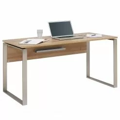 Maja Möbel Schreibtisch YOLO - Breite: 150 cm - Vernickelt -Büromöbel Verkaufsgeschäft 1000268995 210610 16245000048 DETAILS P000000001000268995