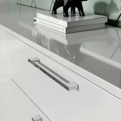 Germania Kommode Sunnyvale - Hochglanz Weiß / Matt Weiß -Büromöbel Verkaufsgeschäft 1000270199 210526 06260800018 DETAILS P000000001000270199