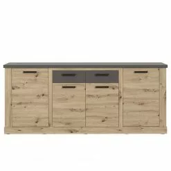 Ridgevalley Sideboard Moro II - Eiche Artisan Dekor / Grau -Büromöbel Verkaufsgeschäft 1000272379 210819 07024800125 DETAILS P000000001000272379