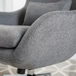 Furnitive Massagebürostuhl Barnard - (mit Massagefunktion) - Webstoff / Metall - Hellgrau / Chrom -Büromöbel Verkaufsgeschäft 1000272624 220629 022 MOOD DETAILS P000000001000272624 mood