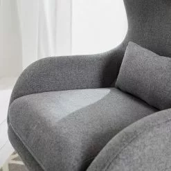 Furnitive Massagebürostuhl Barnard - (mit Massagefunktion) - Webstoff / Metall - Hellgrau / Chrom -Büromöbel Verkaufsgeschäft 1000272624 220629 023 MOOD DETAILS P000000001000272624 mood