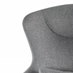 Furnitive Massagebürostuhl Barnard - (mit Massagefunktion) - Webstoff / Metall - Hellgrau / Chrom -Büromöbel Verkaufsgeschäft 1000272624 220629 080 DETAILS P000000001000272624